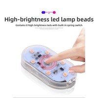 Lampe tactile d'ambiance pour voiture, éclairage intérieur, éclairage de coffre, lampe de lecture à capteur pour véhicule, veilleuse, lampe LED de modification