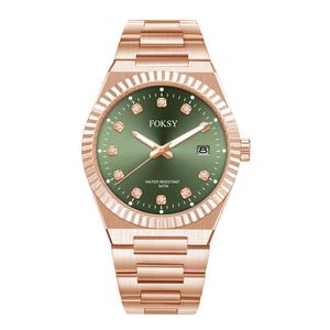 Montre personnalisée avec logo pour homme, en acier inoxydable, étanche, vente en gros, montre-bracelet à quartz de luxe, fabricants de montres OEM - Product Image 3