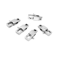 Fermoir à homard carré en acier inoxydable, de forme spéciale, collier, fermoir connexion, 316L