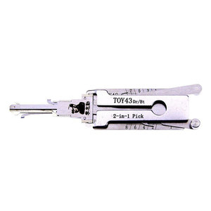 Original Lishi Tool TOY43 2-in-1 <strong>Decoder</strong> <strong>and</strong> <strong>Pick</strong> for Locksmith Tool Device - Product Image 1