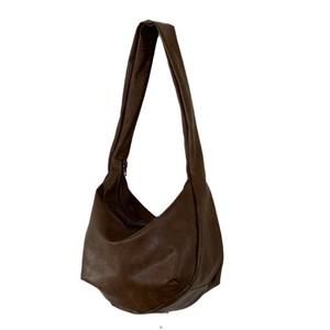 Sac à bandoulière pour femme en cuir souple de style coréen, grande capacité, noir et marron, fermeture éclair, pour le quotidien et les trajets - Product Image 5