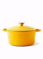 Vente en gros Marmite en fonte émaillée Batterie de cuisine Ensemble de casseroles pour four hollandais Marmite à ragoût Marmite à soupe à double oreille avec couvercle