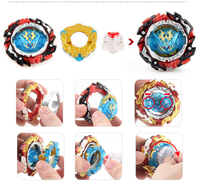 Ensemble de toupies gyroscopiques pour enfants, best-seller, en ABS, avec fonction sonore, lanceur à double ficelle, boîte pour garçons, jouets pour enfants