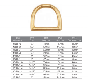 Anillo D de caballo de material de latón - Product Image 2