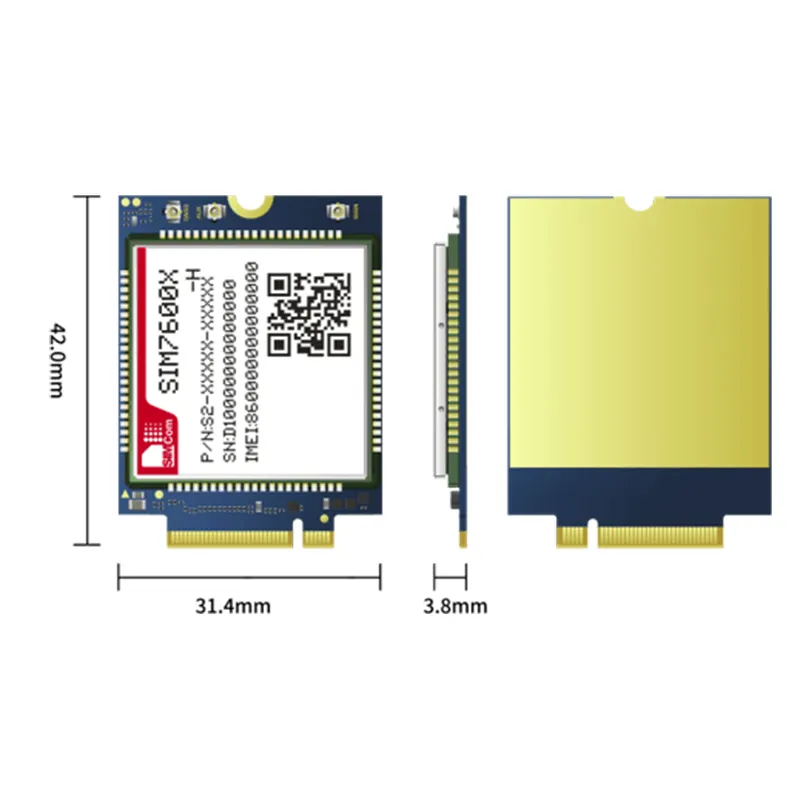 LTE cat.4 SIM7600X-H-M2 loạt mô-đun hỗ trợ LTE-TDD/ LTE-FDD/HSPA +/GSM/GPRS/cạnh vv.