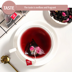 Thé aux <span class=keywords><strong>feuilles</strong></span> de roselle, d'<span class=keywords><strong>hibiscus</strong></span>, de mûrier et de rose biologique original à base de plantes pour l'équilibre hormonal, l'éclaircissement et le blanchiment de la peau pour les femmes - Product Image 5