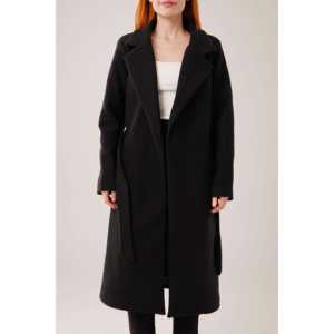 <b>Long</b> Lined Black Cashmere <b>Coat</b> Vintage Style Plus Size High Collar Waterproof Breathable <b>Lightweight</b> Zipper Fur XS XL Wholesale - Product Image 3