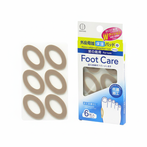 Coussin de protection moyen Hallux Valgus 6 pièces ensemble de soins des pieds - Product Image 1