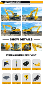 Excavadora Grande de Oruga de 22 Toneladas, Máquina Hidráulica de Alto Rendimiento para Trabajo Pesado en Venta - Product Image 6