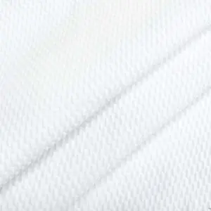 Customized OEM Polyester Spandex White Liverpool Bullet Fabric Jacquard Knitting, Karara Rice Fabric/