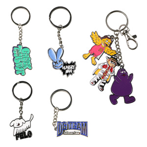 Biểu Tượng Tùy Chỉnh Phim Hoạt Hình Cổ Điển Letterpress In Hợp Kim Kim Loại Keychain Trọng Lượng Nhẹ Cứng Mặc Thời Trang Mặt Dây Chuyền Người Đàn Ông Của Xe Quyến Rũ - Product Image 6