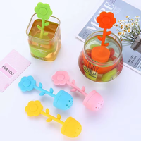 Infuseur en silicone de haute qualité OKSILICONE, filtre diffuseur en forme de fleur pour thé en vrac, pour théière, tasse à thé, mugs, infuseur à thé