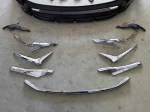 ชุดคิทไฟหน้าหลัง LH RH กันชนไฟตัดหมอกขอบกระโปรงข้าง Mona Lisa <span class=keywords><strong>บอดี้</strong></span>คิทสำหรับ Toyota HARRIER Venza 2022-2024 - Product Image 3