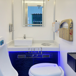 Toilettes portables Acb, toilettes mobiles préfabriquées pour l'extérieur, remorque avec douche, écologiques, durables - Product Image 3