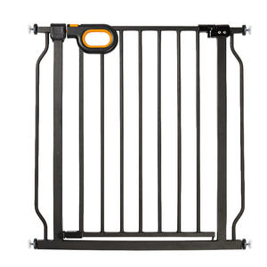 Chocchick personnalisé largeur <span class=keywords><strong>extensible</strong></span> escalier barrière métal matériel enfants Protection Portable en gros bébé barrière de sécurité avec son - Product Image 1