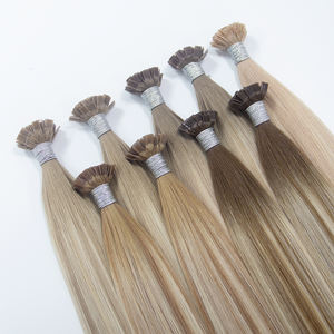 Extensions de cheveux humains K Tips Ketatin Balayage Ombre Color Flat K Tips I Tip 100% Remy Cheveux humains naturels et sains - Product Image 1