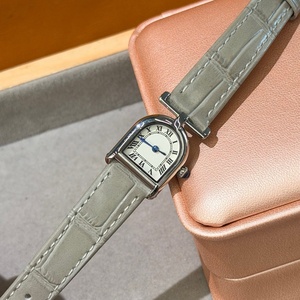 Orologio da Polso al Quarzo di Lusso per Donna, 27mm, Serie Calander <span class=keywords><strong>D</strong></span>, Numeri Romani Retrò, Cinturino in Pelle Multicolore, Impermeabile - Product Image 3