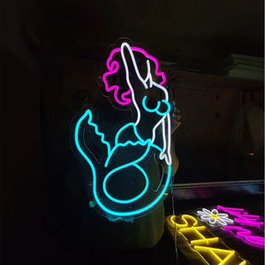 ไฟสัญญาณนีออนแบบกำหนดเองไฟ LED รูปนางเงือกไฟกลางคืน - Product Image 1