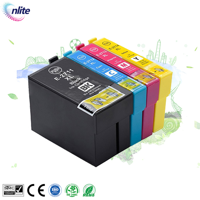 Картридж чернильный Cartucho 27xl T2711 T2712 T2713 T2714 Xl для Epson Wf7110 Wf7610 Wf7620 Wf3620 Wf3640
