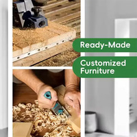 Moderno Armadio Archivio in Legno a 4 Ante con Ripiani, Colore Personalizzabile, OEM, Portadocumenti per Ufficio, Officina e Cucina, Prodotto in Malesia