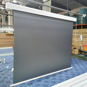 Pantalla de Proyección Motorizada <span class=keywords><strong>TELON</strong></span> 70-150 pulgadas 16:9 Gris Cristal Anti-luz de Lujo con Tensión de Tabla, Tela ALR, Control Remoto, 1 Año de Garantía - Product Image 1