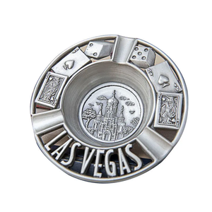 Personalizable al por mayor Masculino <span class=keywords><strong>Madeira</strong></span> Las Vegas Cigar Cenicero Fumar Lujo Mini Unique Vintage Dubai Souvenir Metal Cenicero - Product Image 1