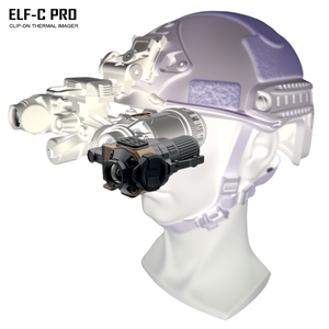 กล้องถ่ายภาพความร้อนแบบหนีบ QCNV Jerry-C ELF-C PRO สำหรับมองกลางคืน ชนิดตาเดียว สามารถปรับแต่งให้ใช้งานร่วมกับอุปกรณ์มองกลางคืนอื่นๆ เช่น PVS14/PVS31/PVS31 ได้ - Product Image 3