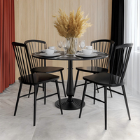 Support de table industriel sur mesure AAG en métal, pieds en forme de vase, pour cuisine, salon, atelier, chambre, hôpital, style ferme