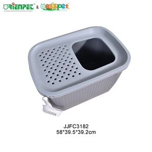 ORIENPET & OASISPET Litière pour <span class=keywords><strong>chat</strong></span> en plastique <span class=keywords><strong>Type</strong></span> profond Vente en gros Toilettes pour <span class=keywords><strong>chat</strong></span> Grand espace pour grand <span class=keywords><strong>chat</strong></span> JJFC3182 Produits pour animaux <span class=keywords><strong>de</strong></span> compagnie - Product Image 2