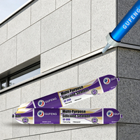 Sellador Estructural Transparente de Silicona GF998 para Puertas y Ventanas, Promocional para la Construcción