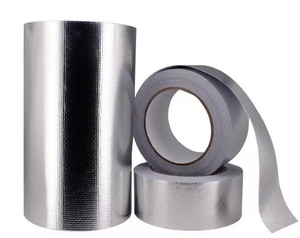 LP <span class=keywords><strong>2025</strong></span> duy nhất hai mặt nhôm lá mỏng băng máy làm màng chống thấm nước cho mặt nạ sợi thủy tinh BUTYL Băng lowes - Product Image 6