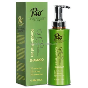 Fabricante de cabelo profissional, etiqueta privada rio queratina proteína shampoo anti perda conjunto de sulfate anti-dandruff
