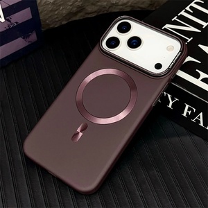 เคสโทรศัพท์มือถือแม่เหล็กพร้อมขายึดเลนส์โลหะคุณภาพสูงสำหรับ iPhone 17 16 15 Pro Max 14 15 16Plus ขายส่งฝาหลัง - Product Image 4