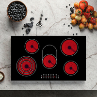 Cuisinière à induction, 5 brûleurs, ligne Premium, pour cuisinière à induction