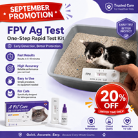 Kit de Prueba Rápida FPV Ag para Gatos, Antígeno de Infección por el Virus de Panleucopenia Felina, Uso en Clínicas Veterinarias y Laboratorios
