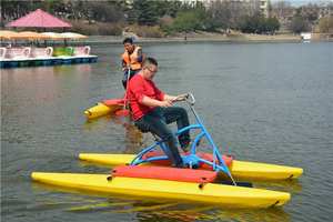 Yarış bisikleti yüzen su bisikleti deniz bisikleti su oyunları için Pedal sürücü ile hidro döngüsü bisiklet su bisikleti - Product Image 2
