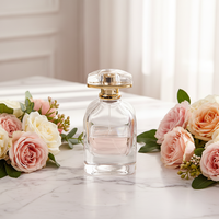 Impression personnalisée de haute qualité, flacon de parfum de luxe personnalisé en verre de 50 ml et 75 ml avec boîte