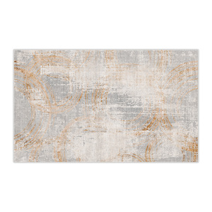 Alfombra Abstracta Estilo Wabi Sabi, Rectangular, Imitación de Cachemira, Antideslizante, para Uso Doméstico, Sala de Estar, Dormitorio, Entrada, Pasillo - Product Image 2