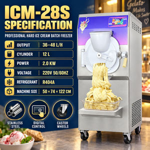 Machine à glaces verticale 36-48L/h, congélateur à glace dure 12L, 2.0KW R410A 110V ICM-28S - Product Image 3