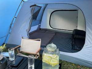 Carpa Domo Familiar OEM para 6 Personas con Toldo Frontal Extensible - Refugio Impermeable y Resistente al Viento de 3000 mm para Acampar - Product Image 4