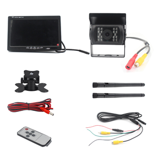 Cámara de visión trasera de asistencia inversa para camión, videocámara de respaldo inalámbrica de 24v, estacionamiento con Sensor de Radar con <span class=keywords><strong>Monitor</strong></span> - Product Image 6