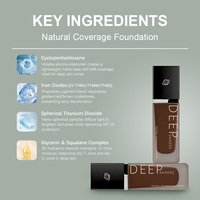 Fond de teint coréen vegan à couvrance totale SPF 30, marque privée OEM/ODM, fond de teint mat pour le maquillage