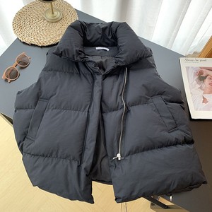 Nuevo Chaleco de Punto para <span class=keywords><strong>Mujer</strong></span>, Otoño-Invierno, Talla Grande, Cálido, Suave al Tacto, con Bolsillos y Cierre, Sin Mangas - Product Image 4