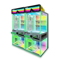 Machine de jeu d'arcade en métal 110V pour centre commercial, avec casier à 4 prix et fonction de jeu mystère et de capture de chance