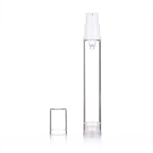 บรรจุภัณฑ์เครื่องสำอางพลาสติ<span class=keywords><strong>ก</strong></span>แบบสุญญา<span class=keywords><strong>ก</strong></span>าศแบบเติมได้ <span class=keywords><strong>ขน</strong></span>าด 15 มล. 30 มล. 50 มล. แบบกำหนดเองได้  มีปั๊มหลากหลายประเภท สำหรับเซรั่มและครีม - Product Image 3