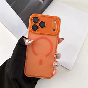 Coque de téléphone anti-chute, couleur unie mate, découpe précise, couverture intégrale, compatible avec iPhone 17 Pro Max - Product Image 2