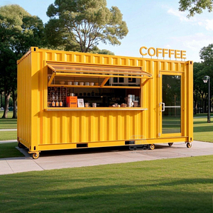 Café-bar-restaurant mobile contemporain en conteneur maritime - Product Image 1