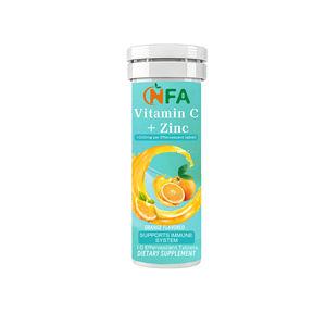 Tabletas Efervescentes Personalizables de Vitamina C y Zinc con Extracto de Hierbas, Suplemento Herbal que Apoya Niveles Saludables de Energía - Product Image 1