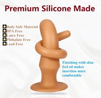 Dildo anal en silicone souple super long de 24 pouces, jouet sexuel anal énorme pour la stimulation de l'anus et du vagin, jeu érotique