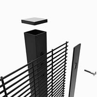 Panneaux anti-escalade de clôture de prison de haute sécurité 358 personnalisés de haute qualité pour allée extérieure de villa frontalière Design classique bas